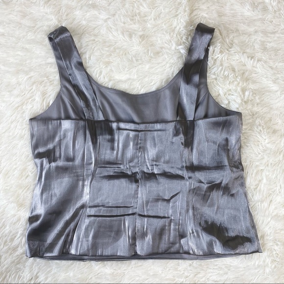 JR Nites By Carol Lin Sleeveless Formal Blouse - Picture 4 of 7